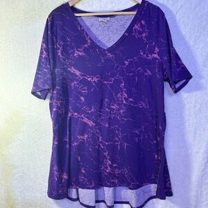 LuLaRoe Purple Short Sleeve Tee